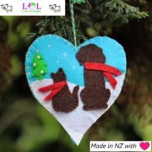 LOL Snowy Heart Decoration