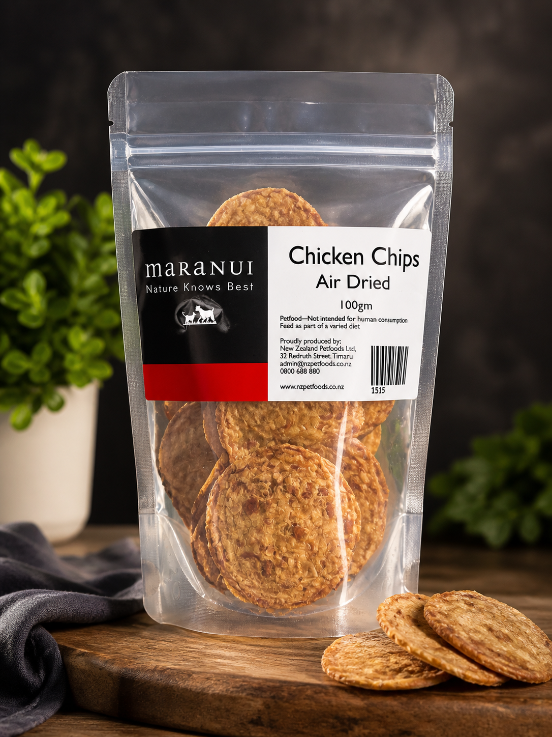 Air Dried Chicken Chips 100g