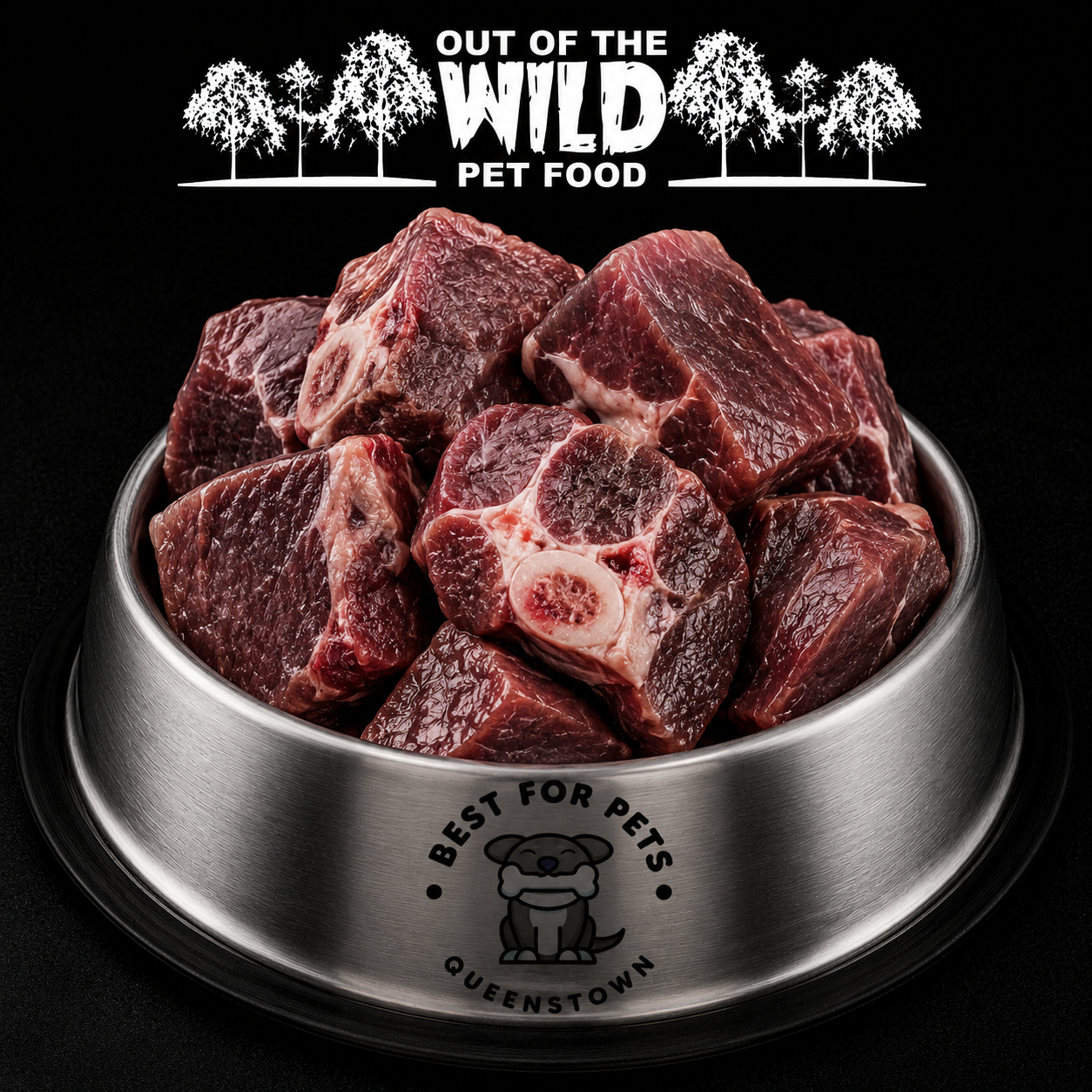 Out Of The Wild Wallaby Chunks 1kg